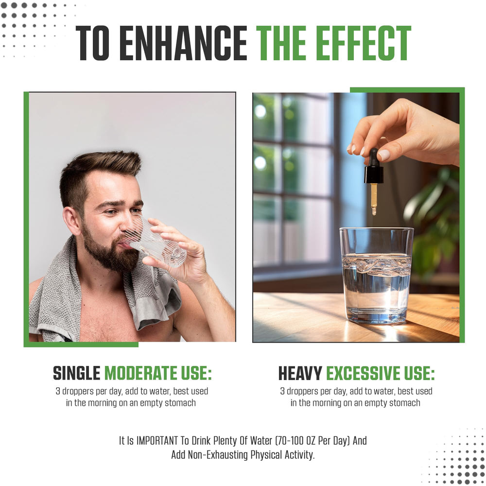 5-day detox plan graphic with Cannafield Detox Drops