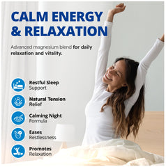 Close-up of CanPrev magnesium bisglycinate with ashwagandha capsules