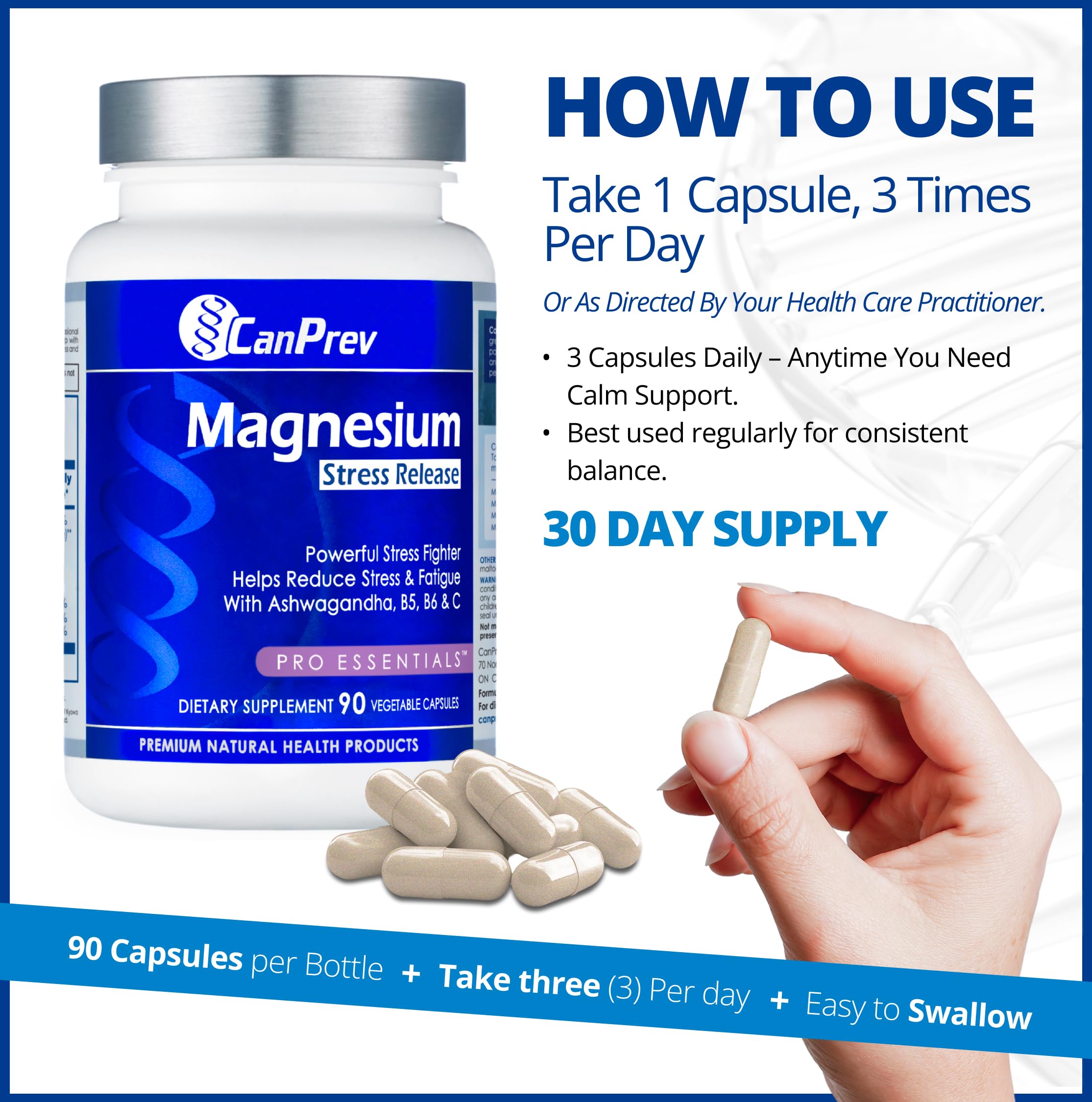 CanPrev supplement package design showing vegan and non-GMO claims