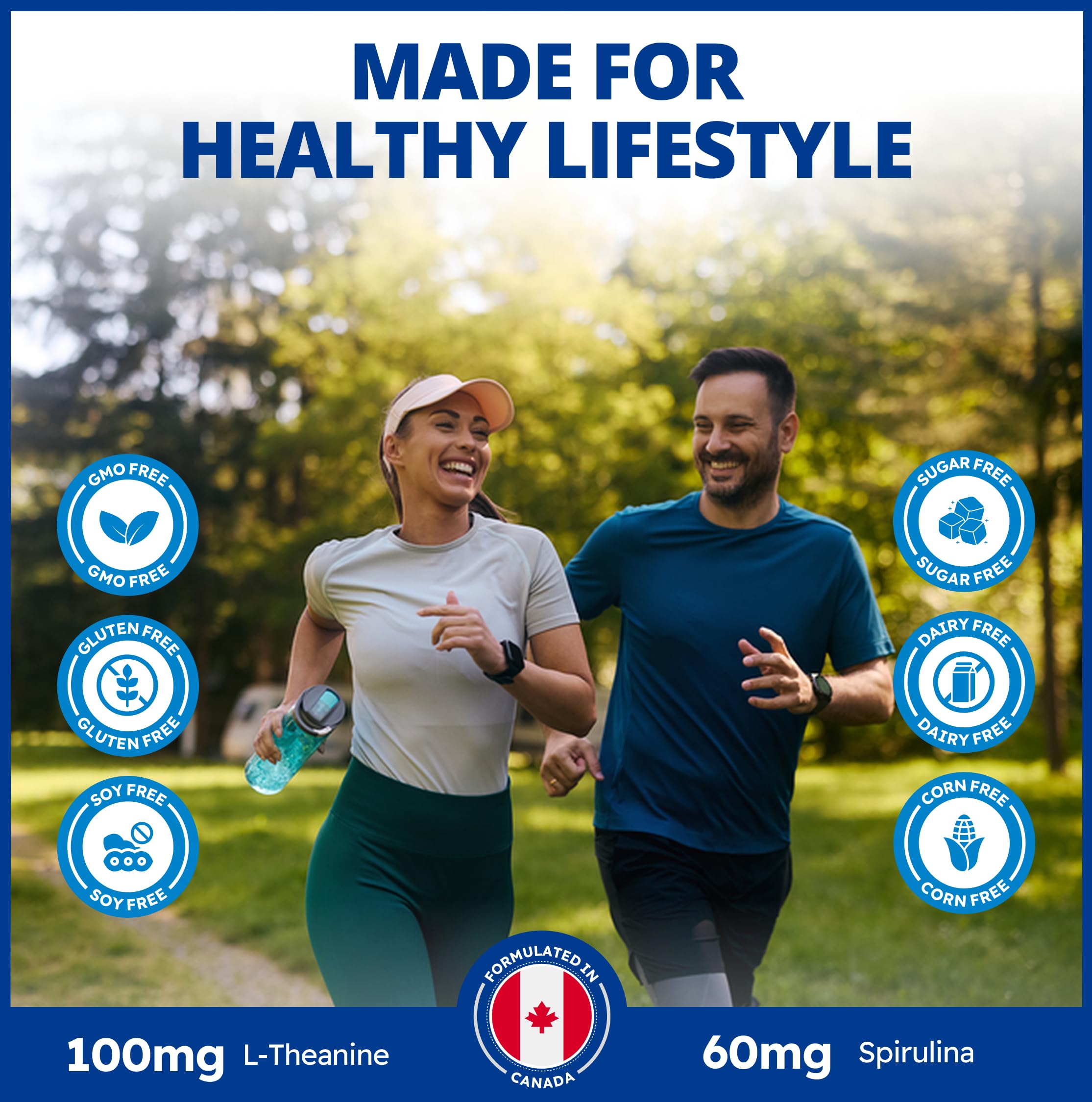 L-Theanine highlighted in CanPrev Synergy B Complex ingredients