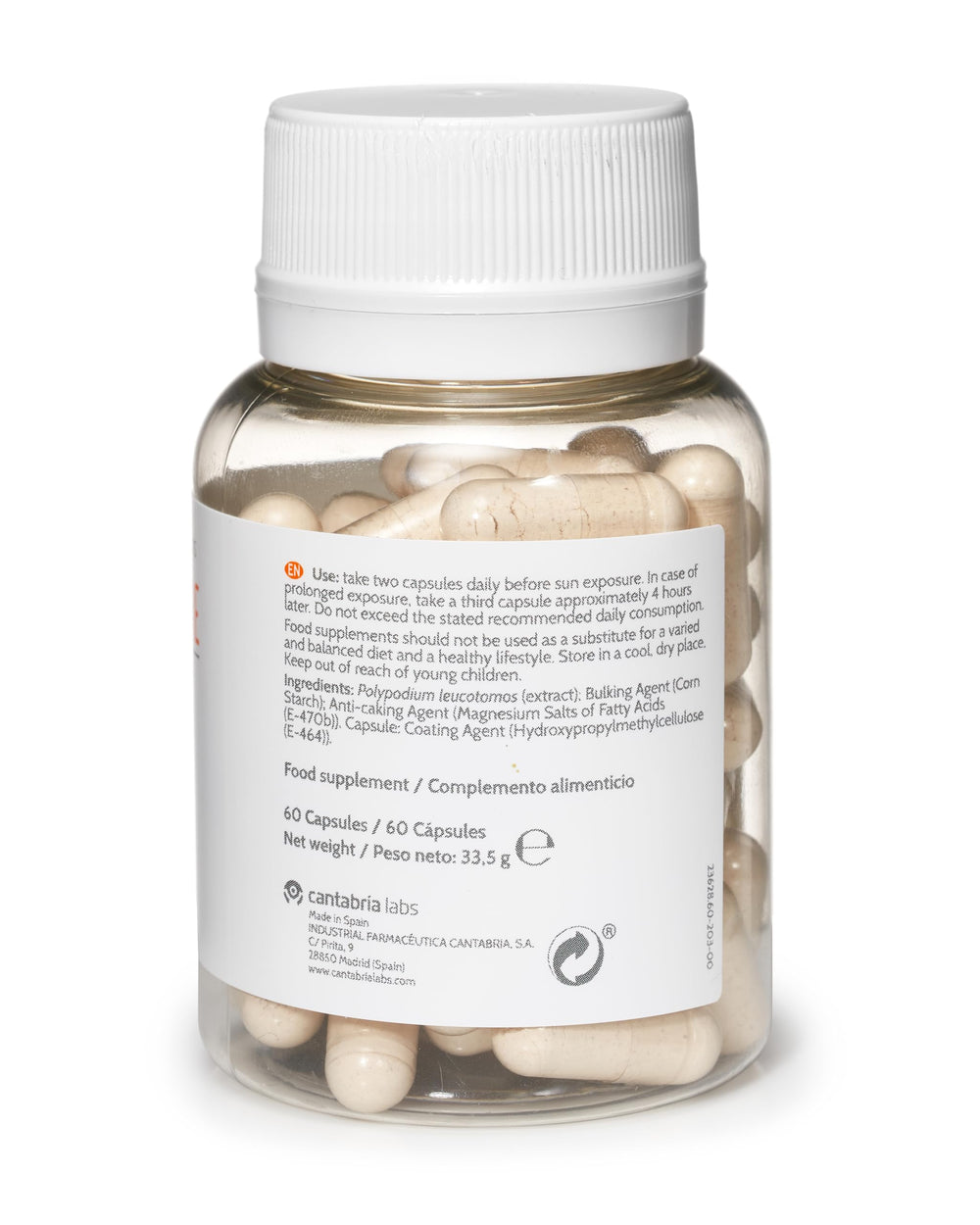 60 veggie capsules serving size