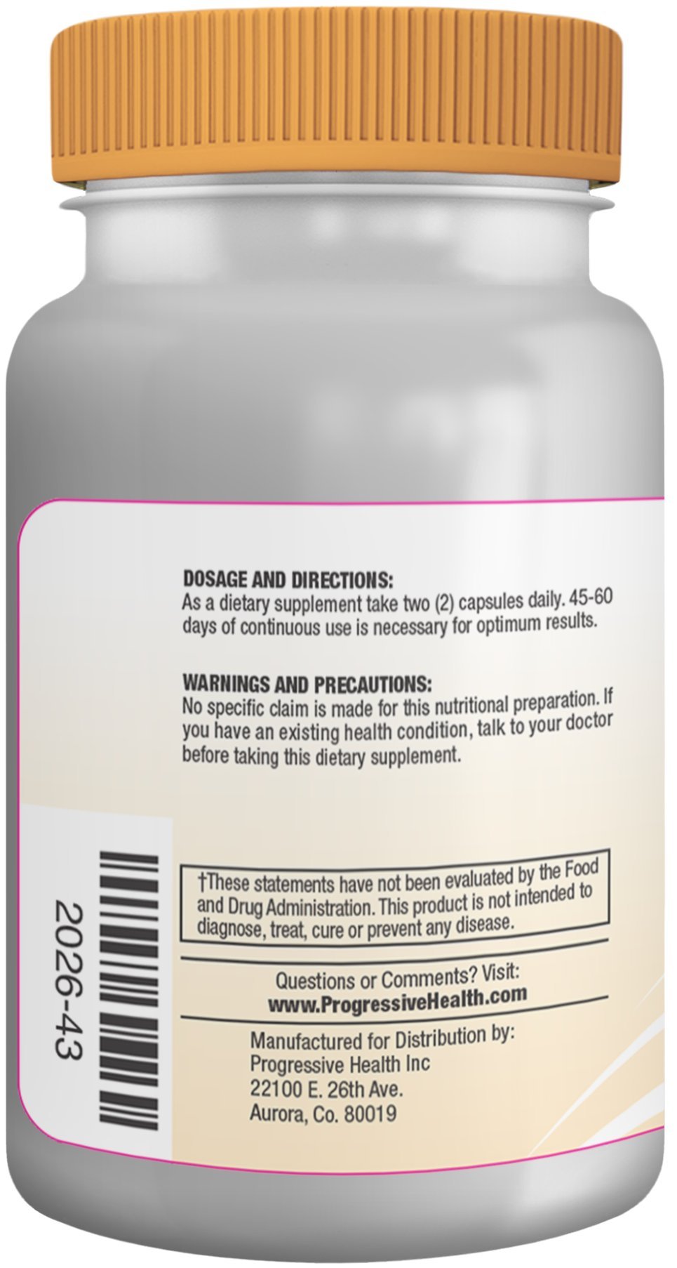 Capisette dietary supplement capsules on white background