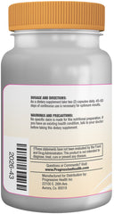 Capisette dietary supplement capsules on white background