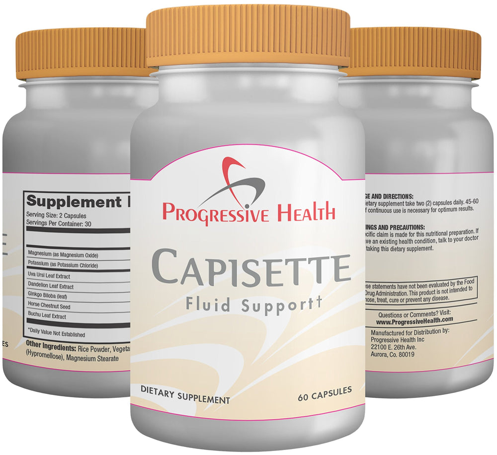 Healthy hydration concept with Capisette bottle