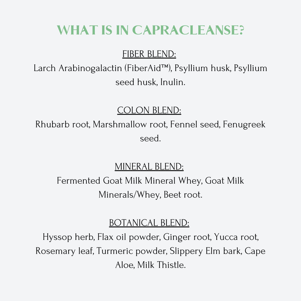 Predigested goat's milk minerals and alkalizing minerals