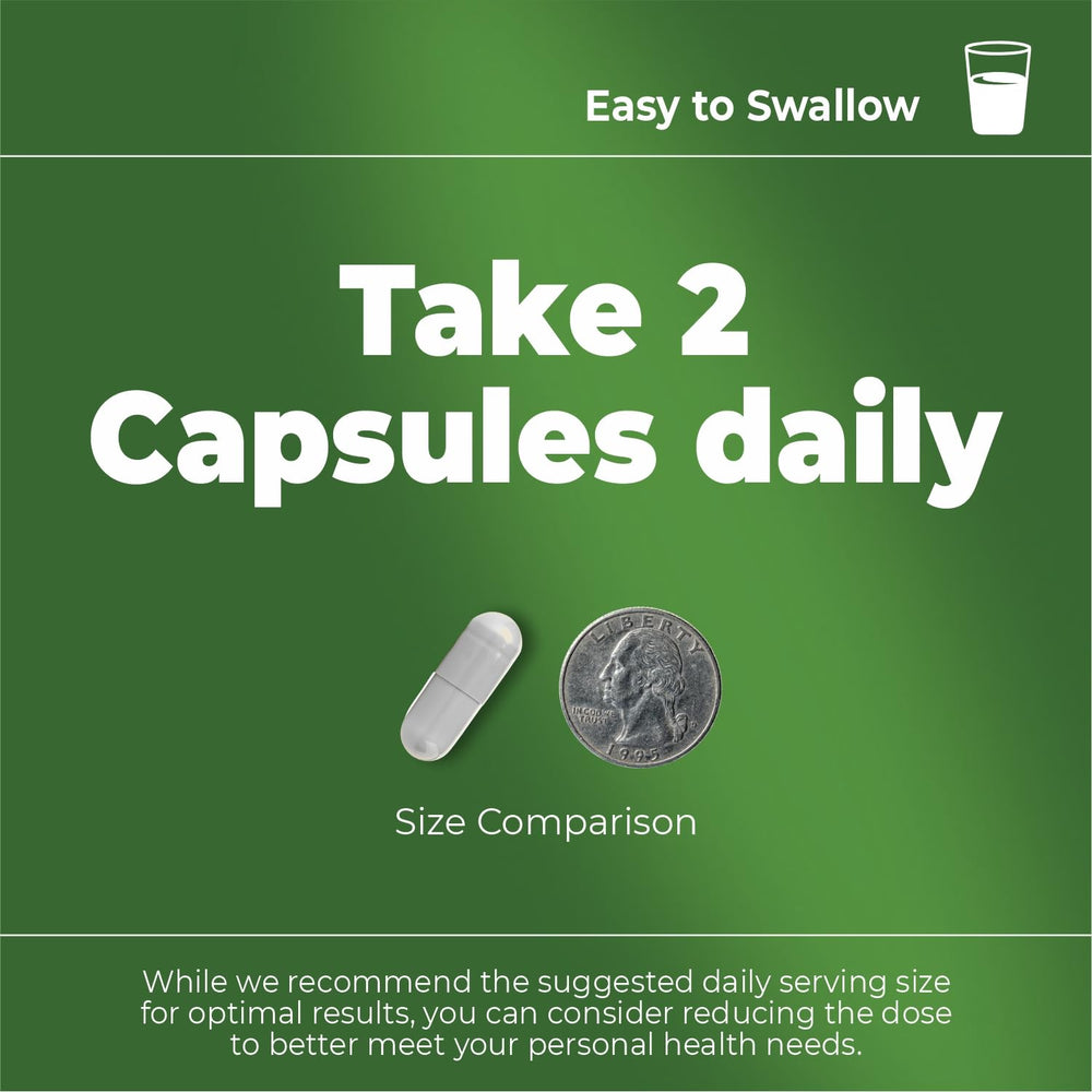 Capsules close-up showing size and color