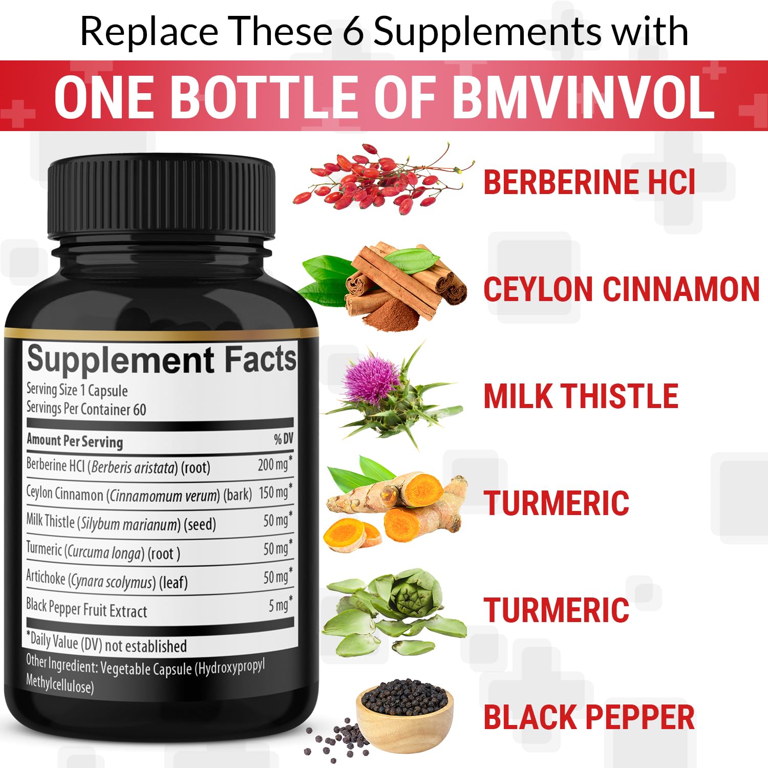 Capsules close-up for Berberine supplement