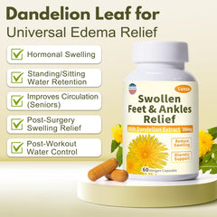 Capsules helping to reduce water retention and boost energy