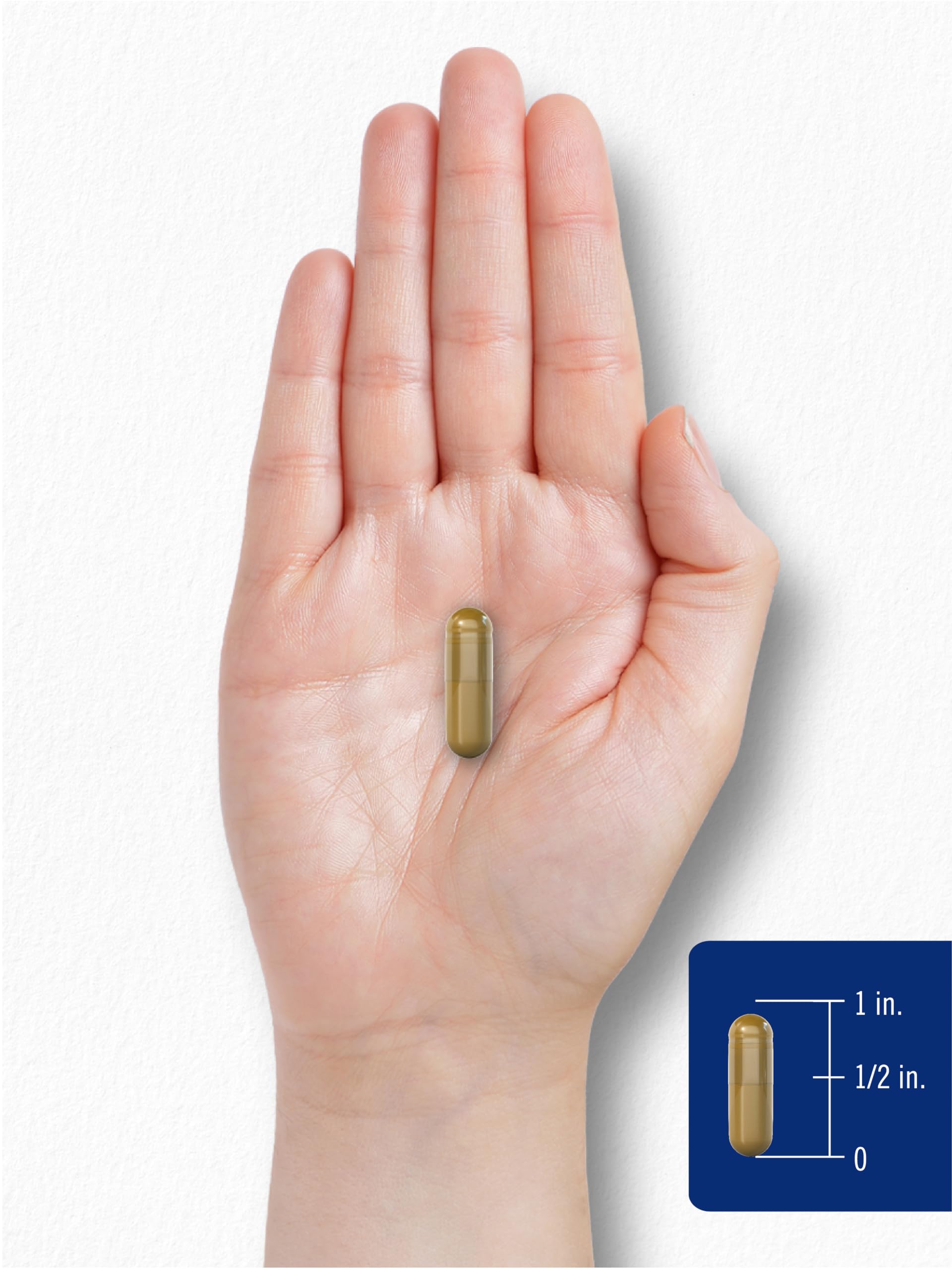 Capsules arranged in bottle against white background