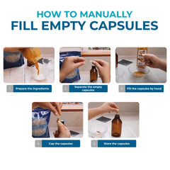 Farma Lock dust-protection on empty gelatin capsules