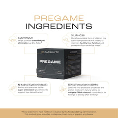 Graphic showing DHM, NAC and milk thistle ingredients