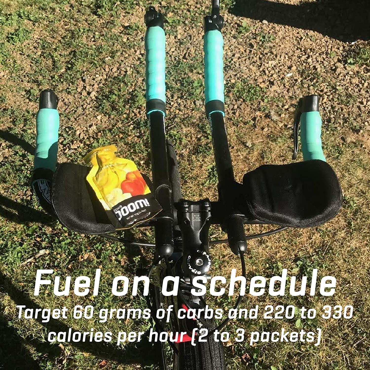 Carb Boom energy gel packshot 24-pack highlighting value