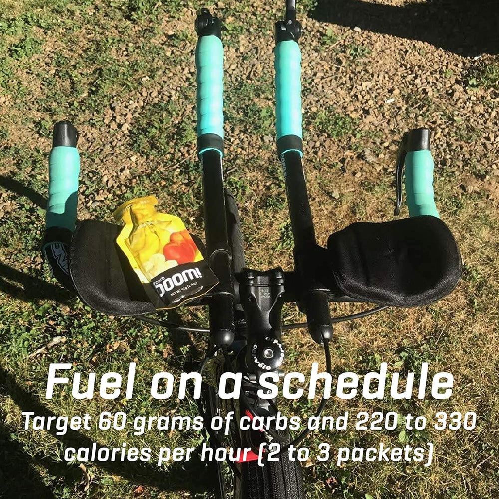 Carb Boom energy gel packshot 24-pack highlighting value