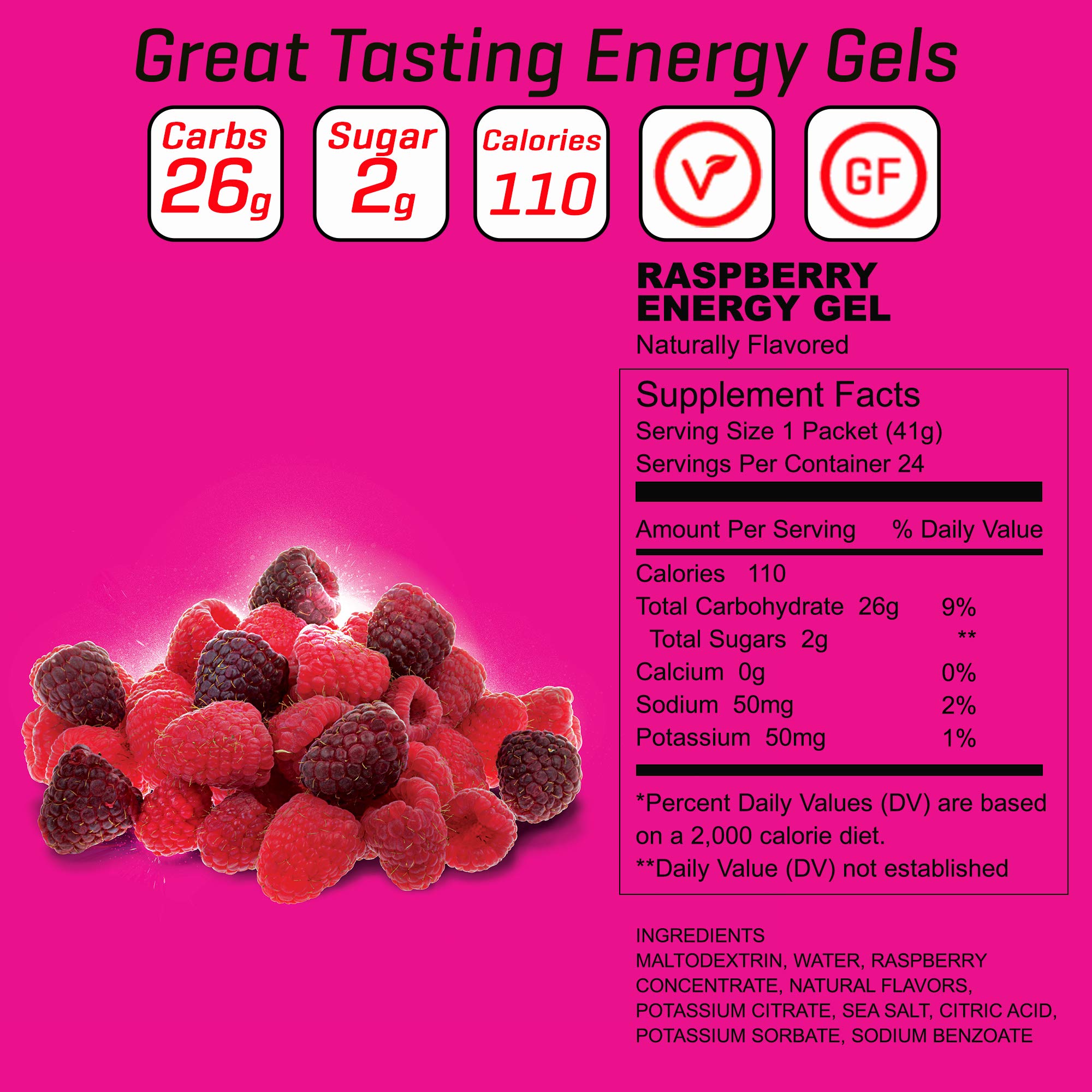 Carb Boom Raspberry real fruit puree close-up promises natural flavor