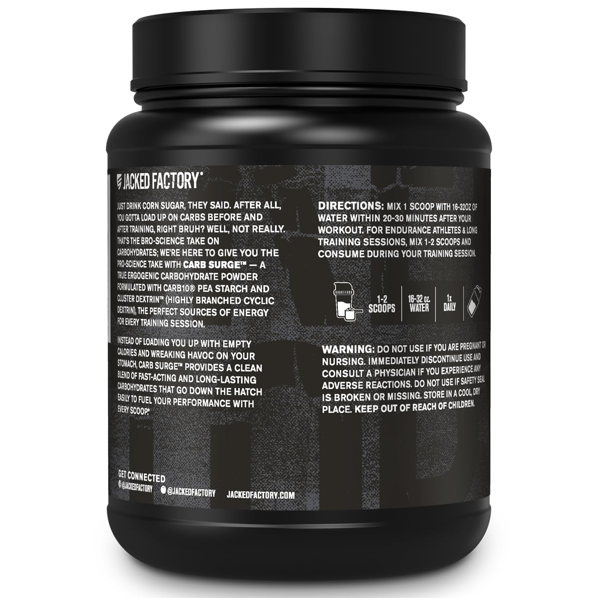 Carb Surge mixed in a shaker for intra-workout use