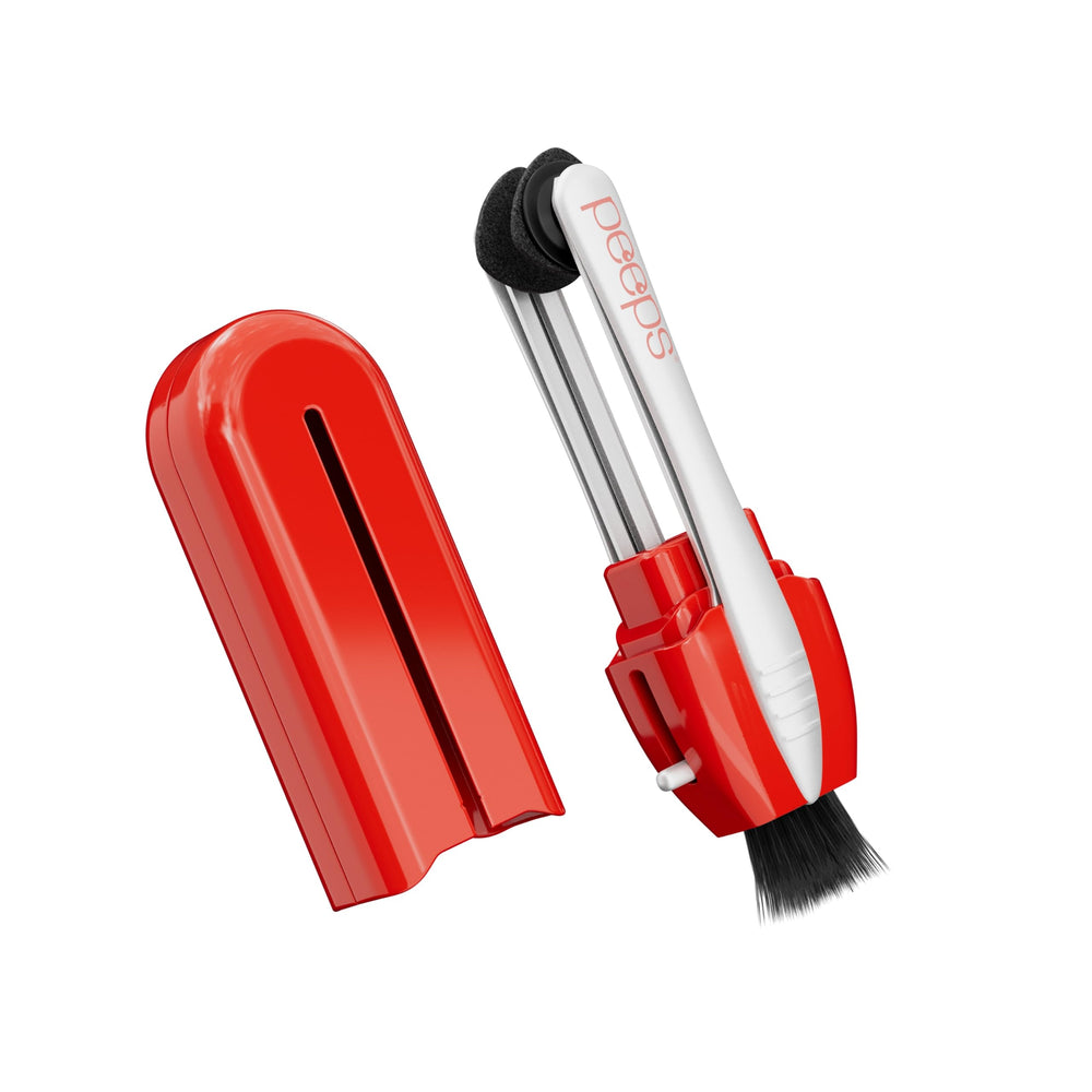 CarbonKlean Peeps Glasses Cleaner injected red front view