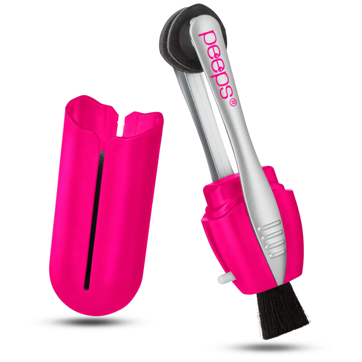 CarbonKlean Peeps Glasses Cleaner pink bottle and branding