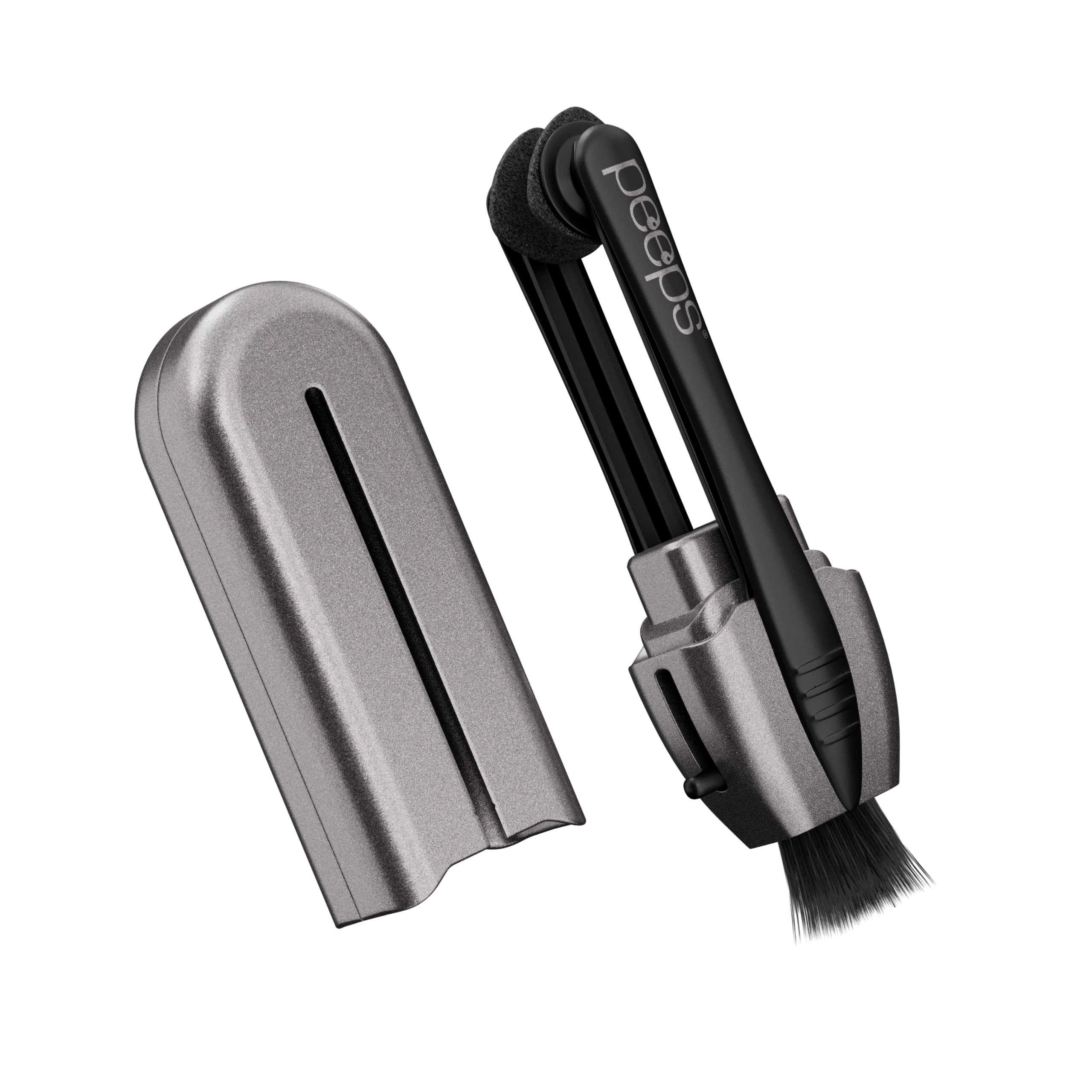 Front view of CarbonKlean Peeps Eyeglass Lens Cleaner