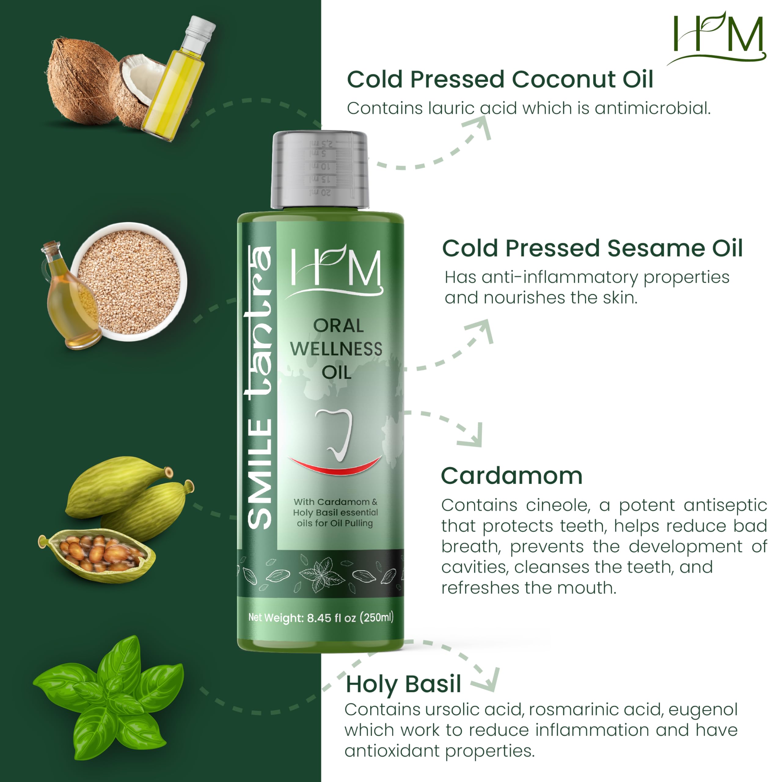 Cardamom essential oil used in Smile Tantra