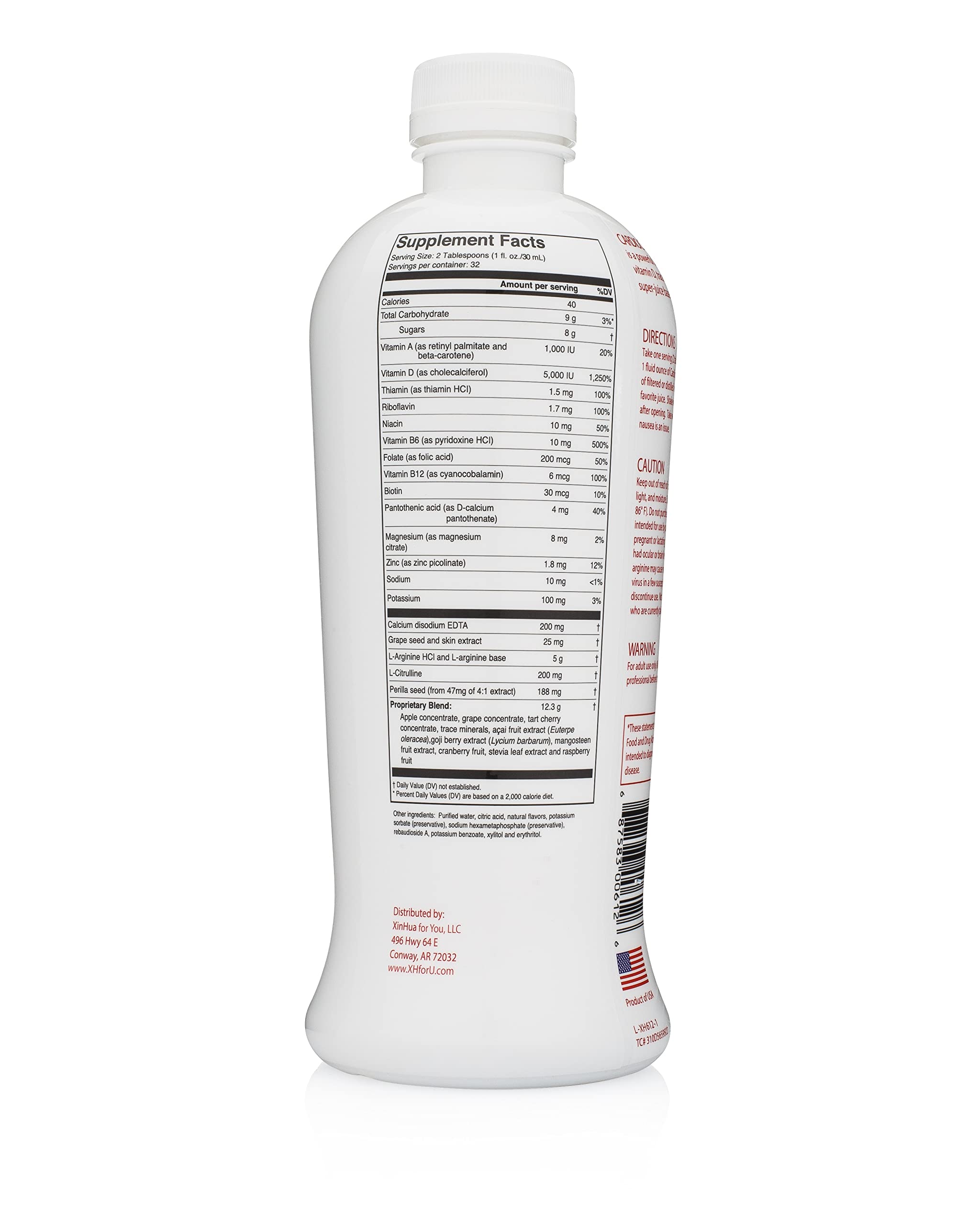 L-Arginine and L-Citrulline ingredients for Cardio Cocktail