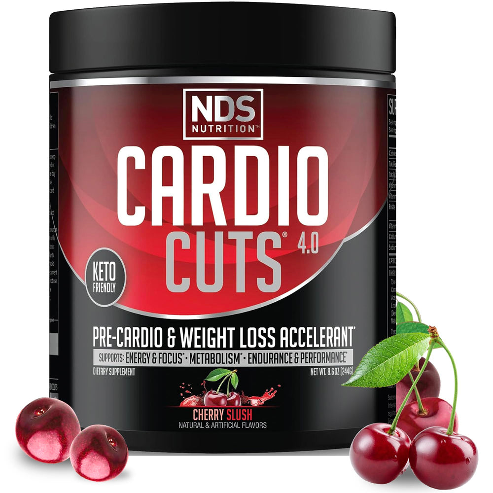 Cardio Cuts 4.0 Cherry Slush bottle front