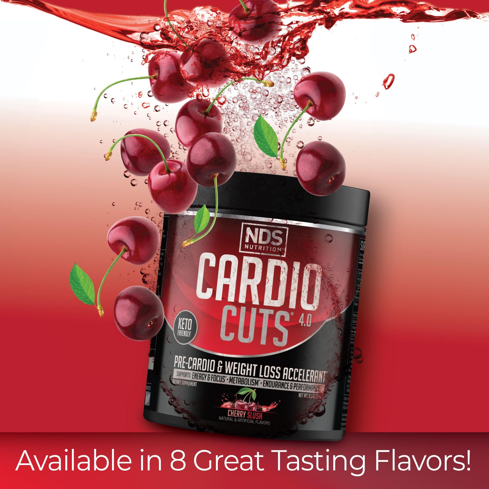 NDS Cardio Cuts 4.0 packaging and scoop