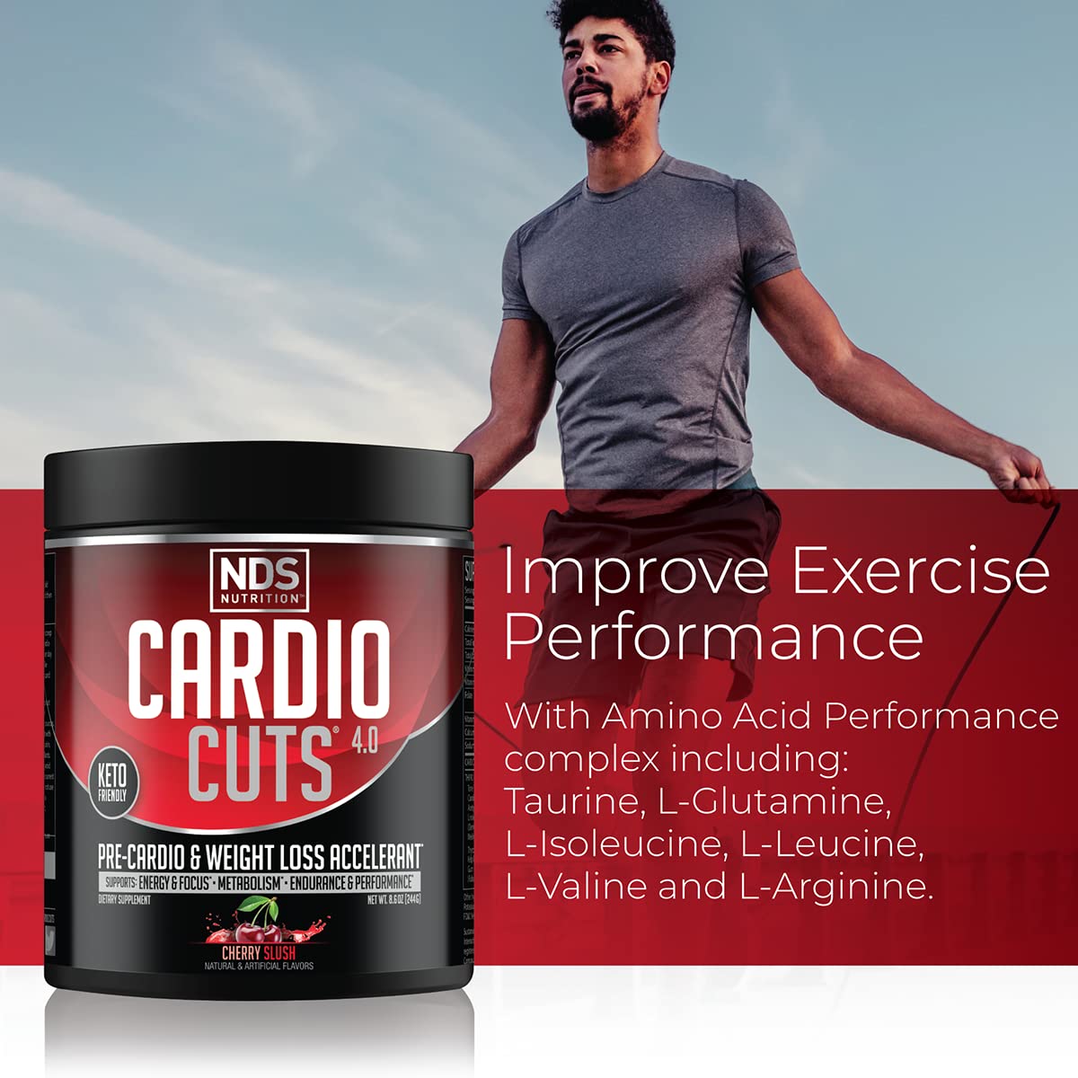 Cardio Cuts 4.0 nutrition facts panel