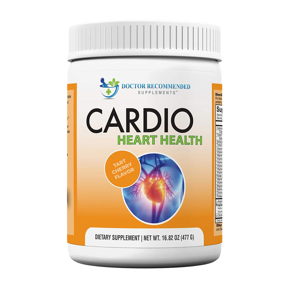 Cardio Heart Health Powder bottle front label