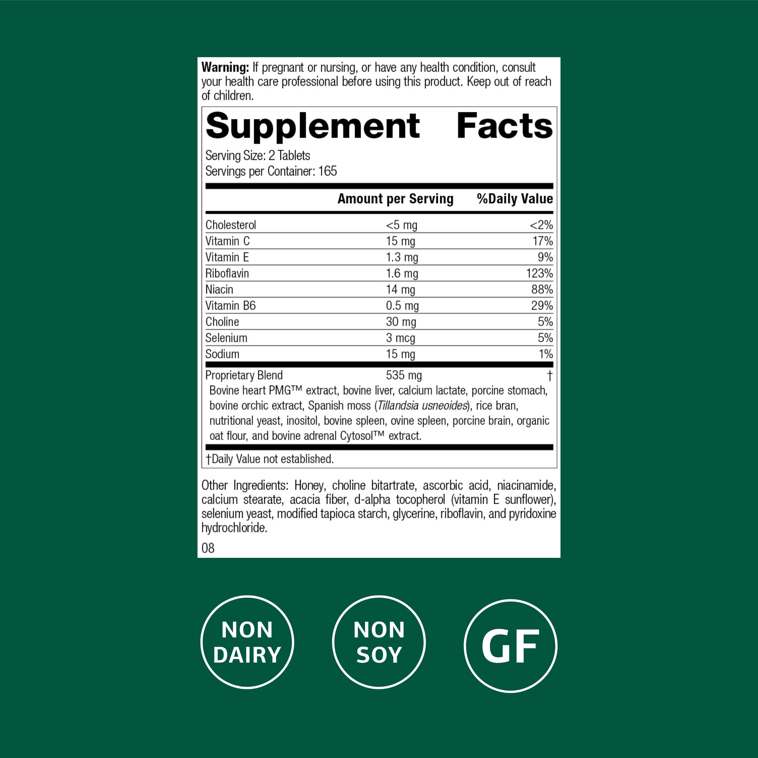 Close-up of Cardio-Plus GF tablets