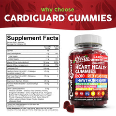 Gummies featuring CoQ10, hibiscus, ginger, turmeric and citrus bergamot