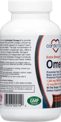 EPA and DHA content breakdown for Cardiotabs Omega-3 + Vitamin D3