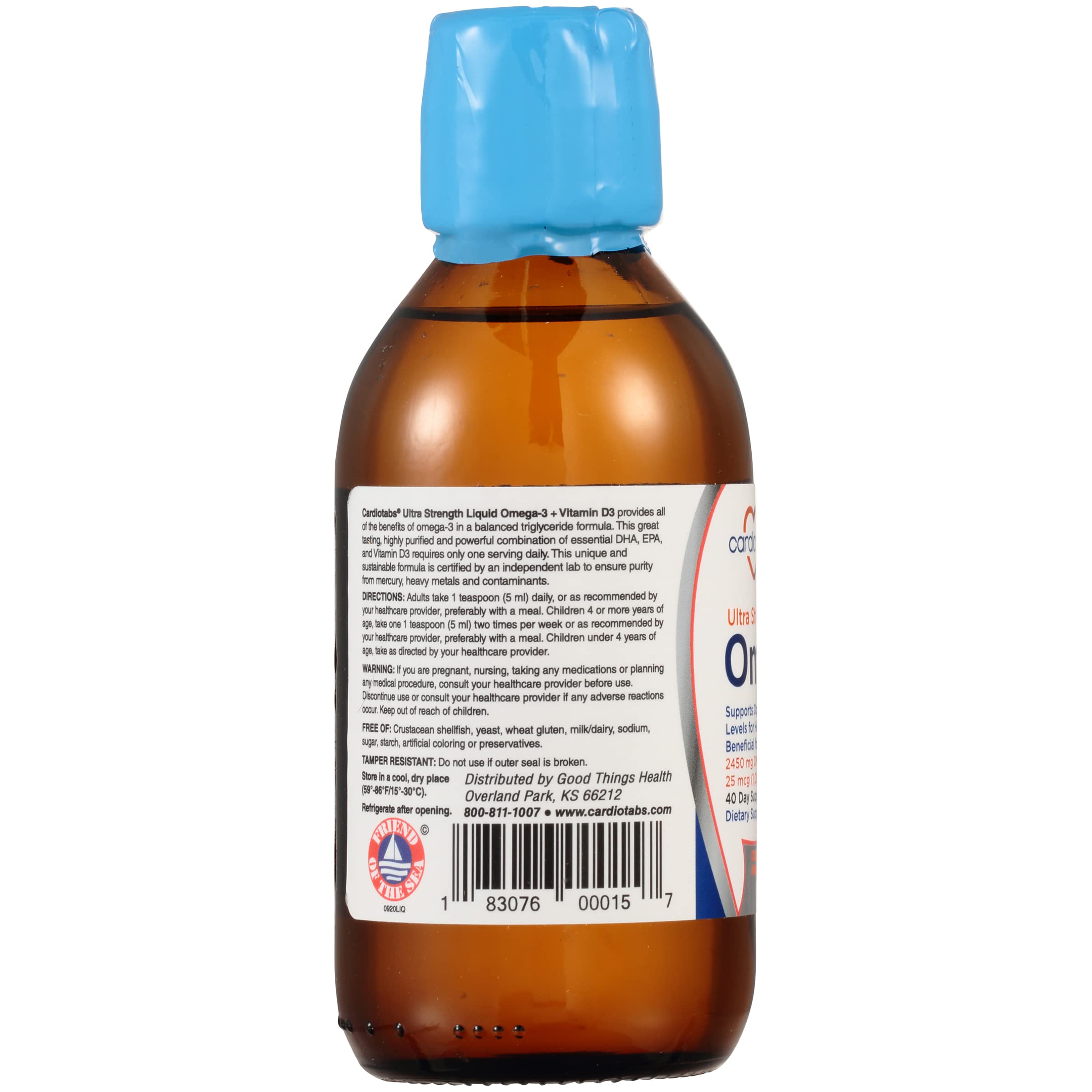 Serving size 5 ml (1 teaspoon) daily dosage