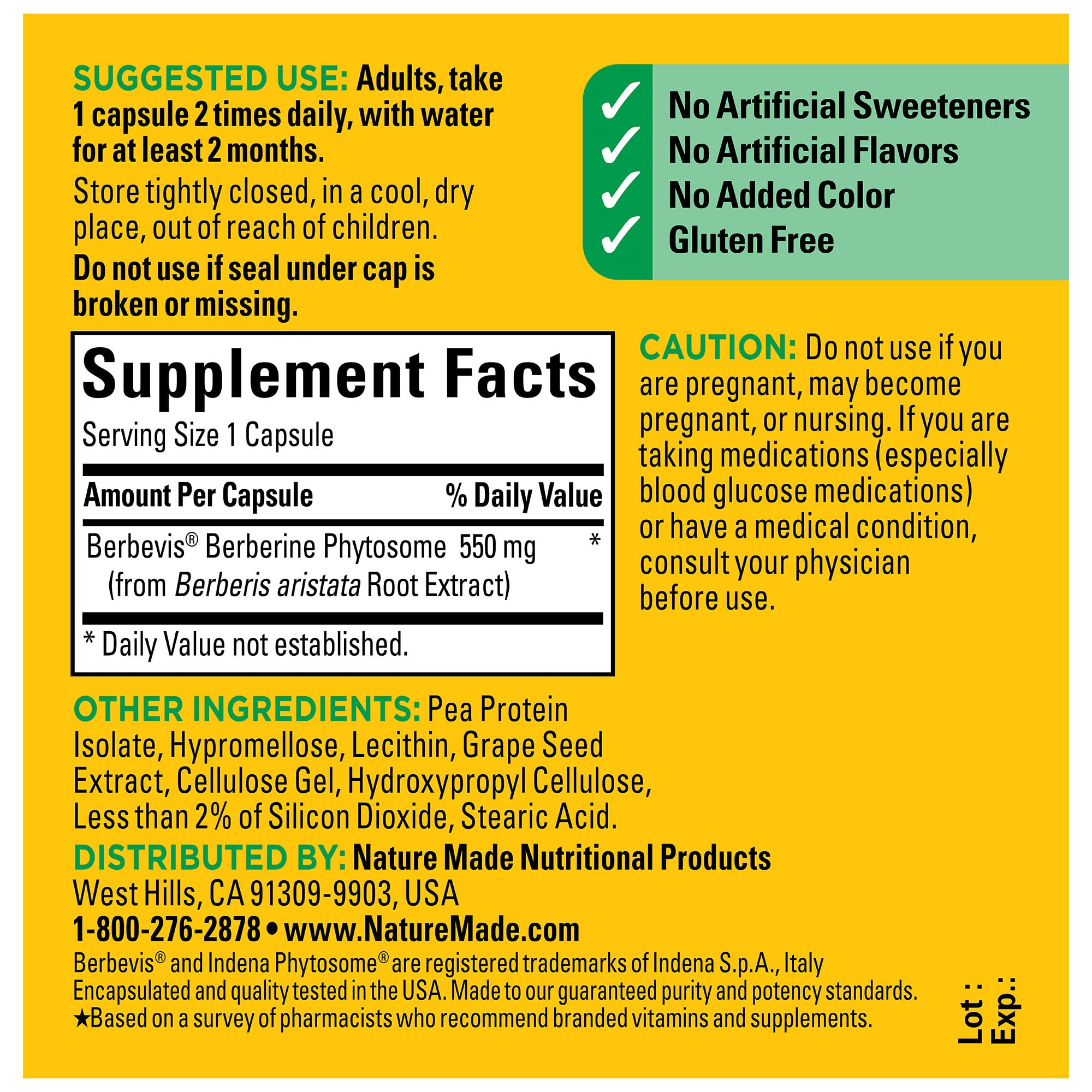 Illustration of cardiovascular health benefits of berberine phytosome