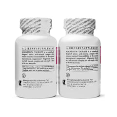 Label highlighting 125 mg magnesium from taurate and active ingredients