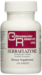 Cardiovascular Research Serraflazyme Tablets bottle - 100 Count