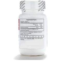 Close-up of Zinc Picolinate 25 mg bottle packaging from Cardiovascular Research