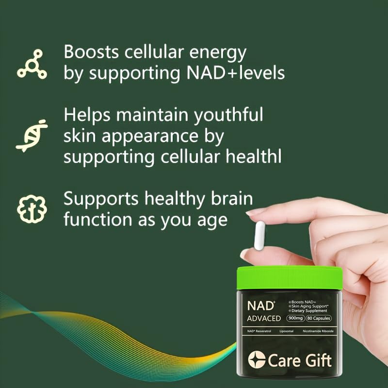 Close-up of liposomal NAD capsule technology
