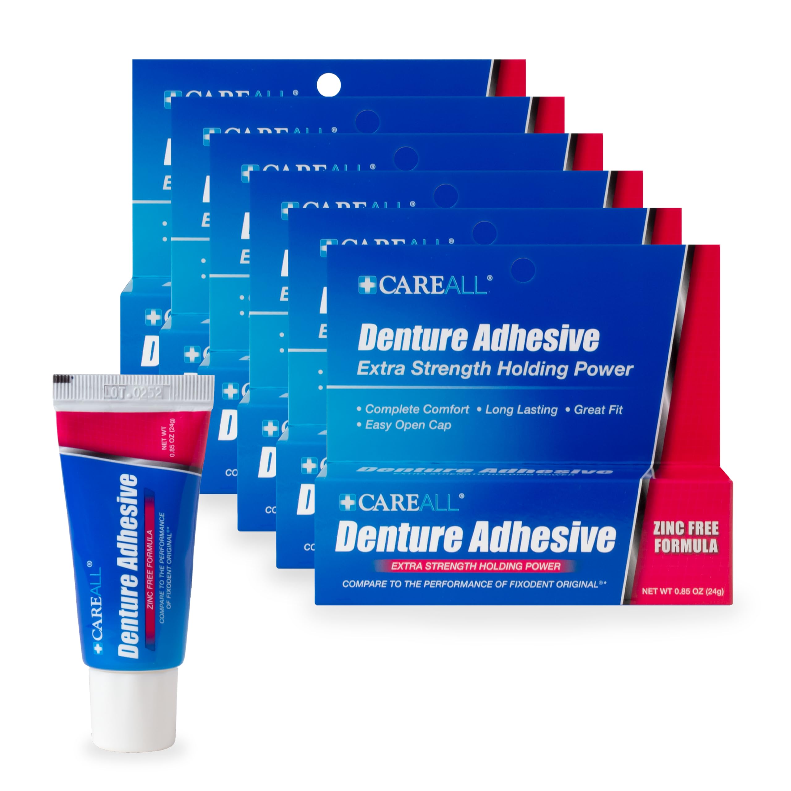 CareAll Denture Adhesive 0.85 oz original formula tube