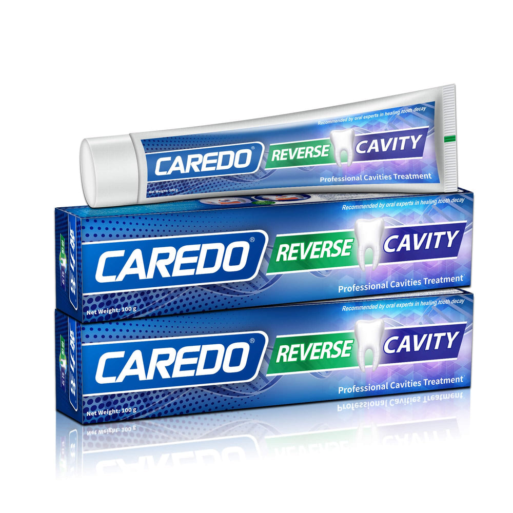 CAREDO hydroxyapatite toothpaste tube for adults