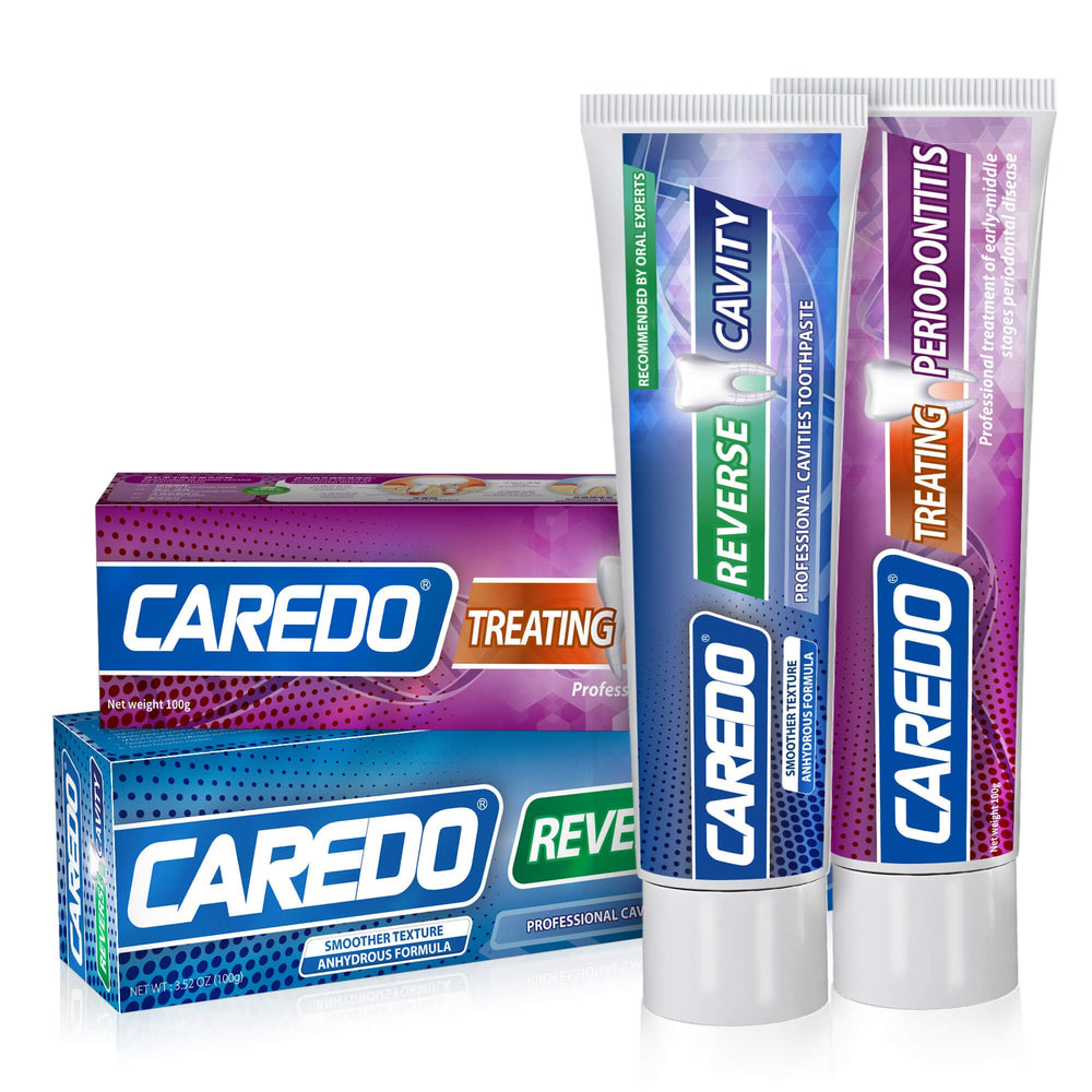 CAREDO Cavity Reversal & Gum Repair bundle box front