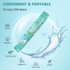 Alcohol-free and fluoride-free mint mouthwash label