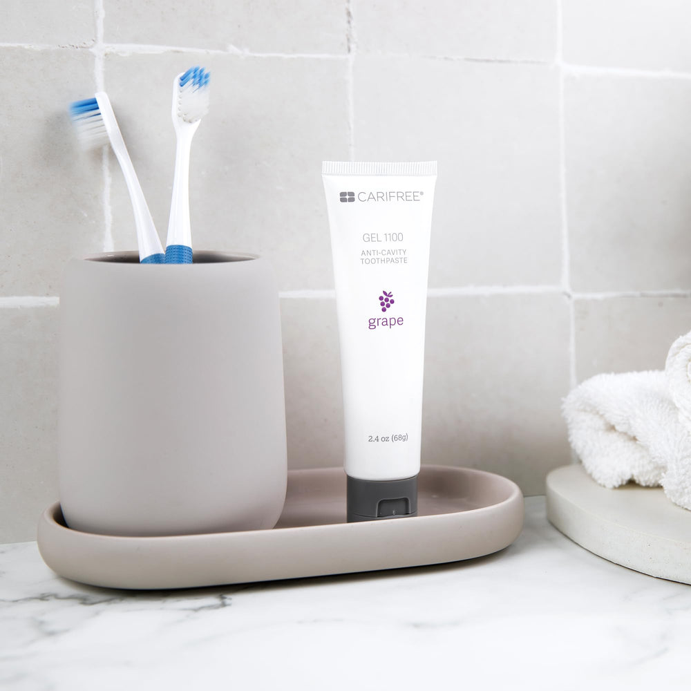 Cavity prevention and enamel protection messaging on CariFree Gel 1100