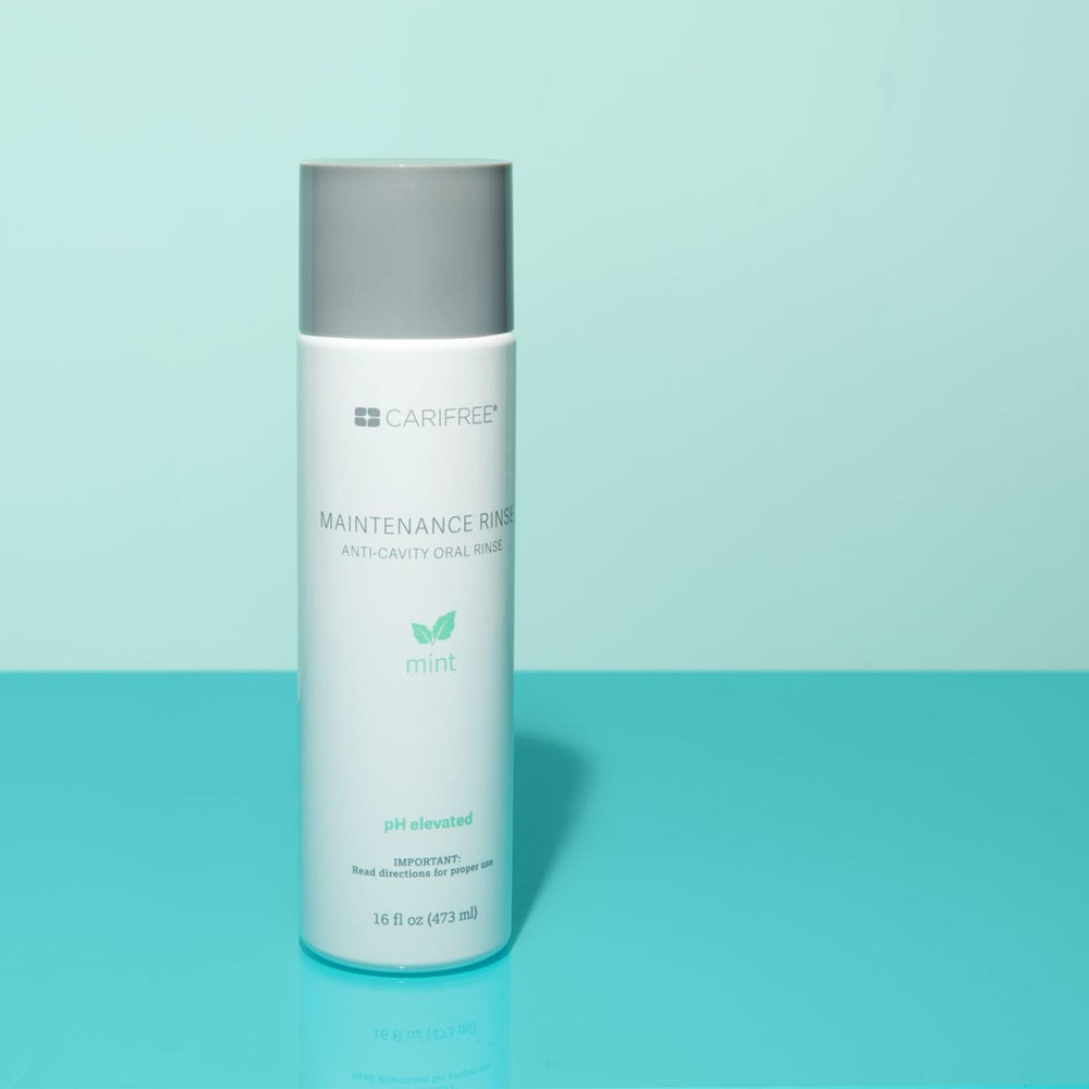 pH-balanced technology icon for CariFree rinse