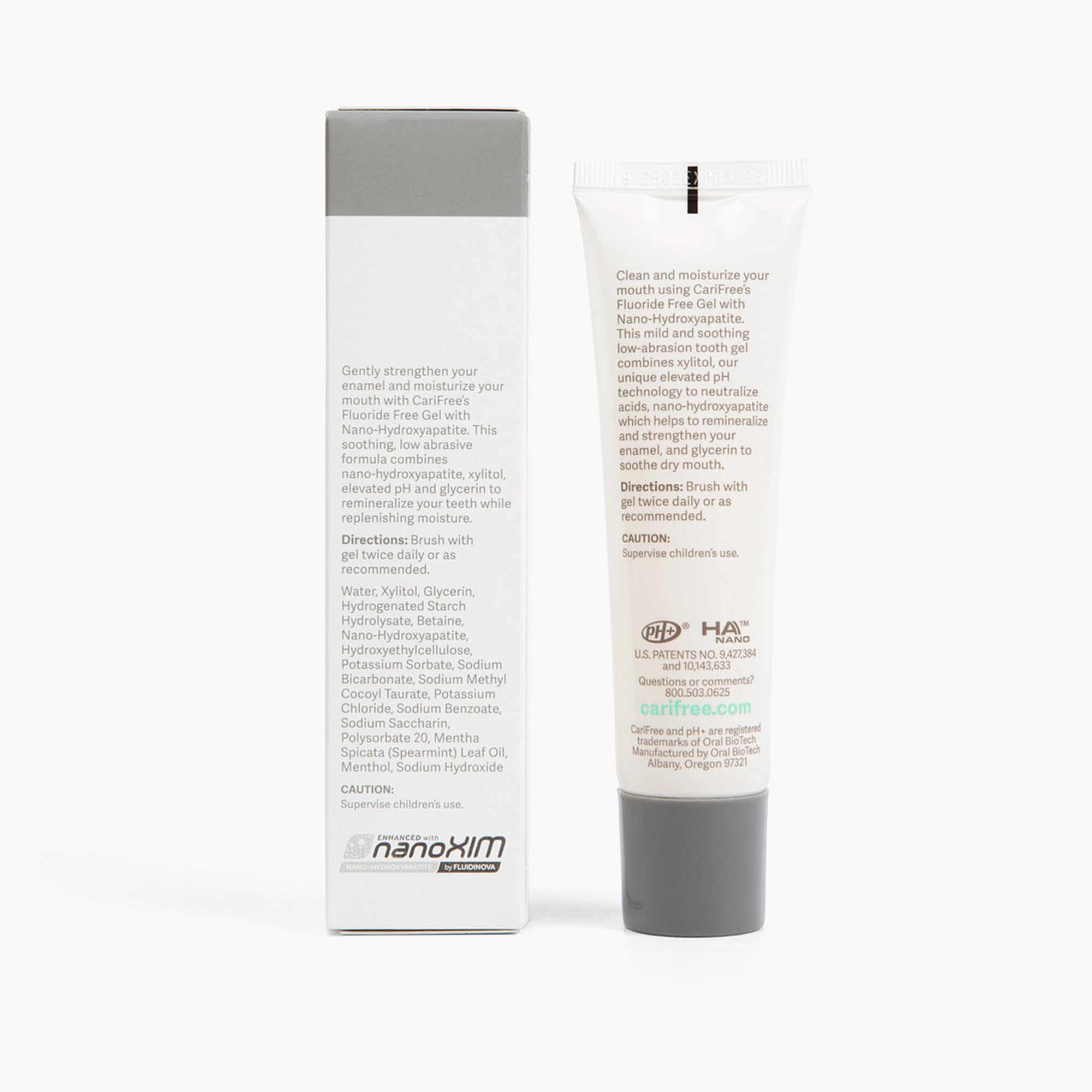 Mint-flavored CariFree gel for fresh breath