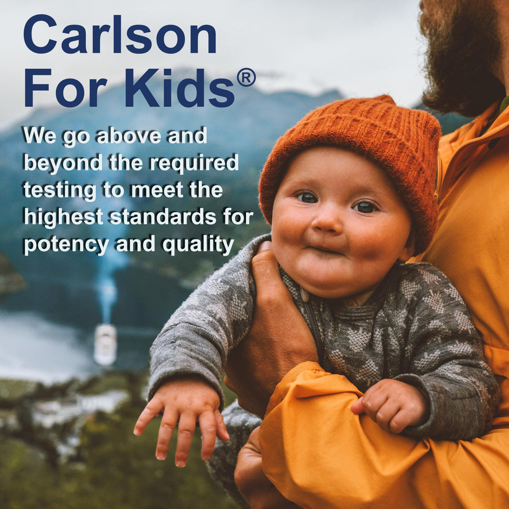 Carlson Baby's Super Daily D3 bottle with packaging