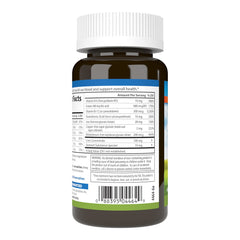 Carlson Blood Nutrients bottle top shows capsule count for daily use.