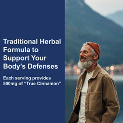 Front label of Carlson Ceylon Cinnamon bottle