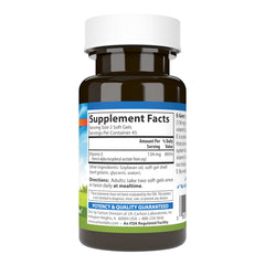 Close-up of Carlson E-Gems 200 IU Vitamin E soft gels