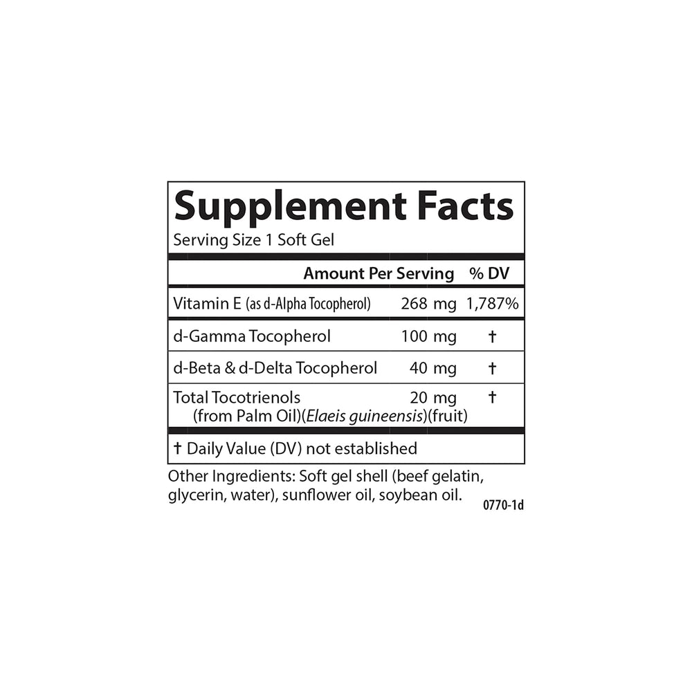 Softgel capsules spilled from the bottle