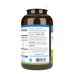 Close-up of Carlson E-Gems Elite Vitamin E 400 IU softgel capsules (image 3)